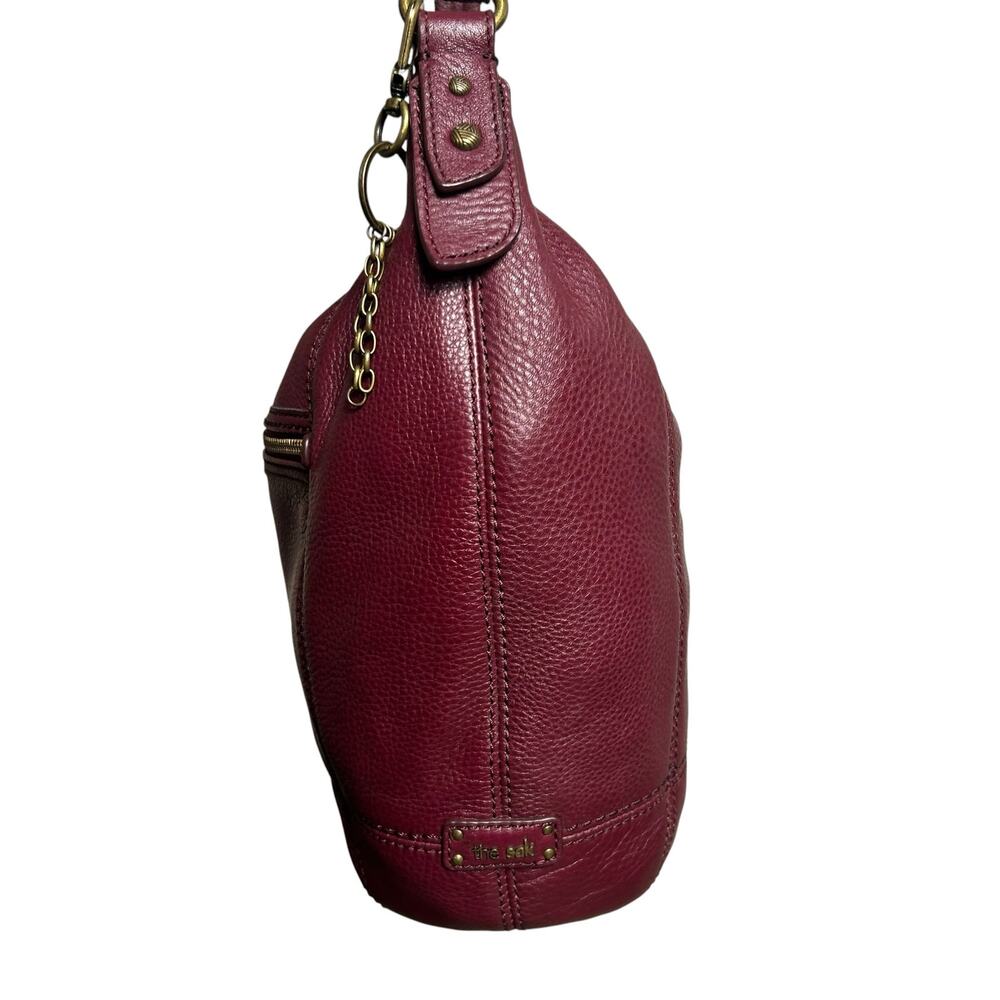 The Sak Burgundy Leather Sequoia Hobo Bag - Picture 3 of 8